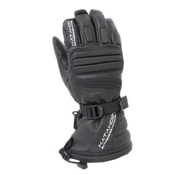 Katahdin Gear Torque Leather Snowmobile Gloves Black Adult Size 2Xl
