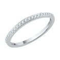 thumbnail image 1 of KATARINA 14K White Gold 1/6 cttw Diamond Wedding Band (G-H, SI2-I1), 1 of 3