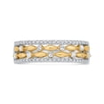 thumbnail image 1 of KATARINA Diamond Anniversary Ring in 10K Two Tone Gold (1/3 cttw, I-J, I1) (Size-7), 1 of 1