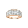thumbnail image 1 of KATARINA Diamond Anniversary Ring in 14K Rose Gold (1 1/10 cttw, I-J, I1-I2) (Size-10), 1 of 2