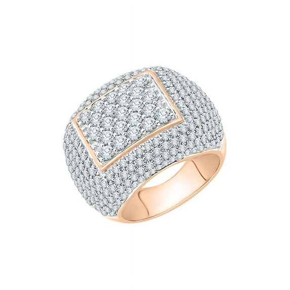 KATARINA Diamond Anniversary Ring in 14K Rose Gold (2 3/4 cttw, I-J, I1-I2) (Size-8.5)