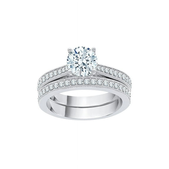 KATARINA Diamond Bridal Set in 10K Gold (1 1/3 cttw, I-J, I1-I2)