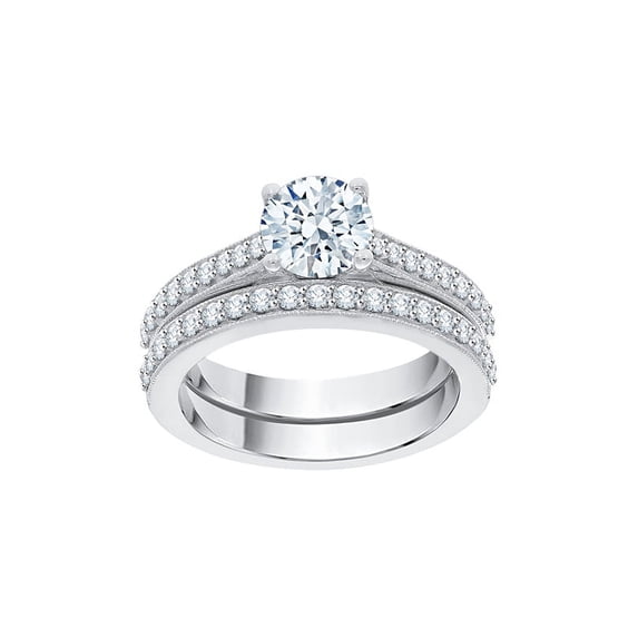 KATARINA Diamond Bridal Set in 10K Gold (1 3/8 cttw, I-J, I1-I2)