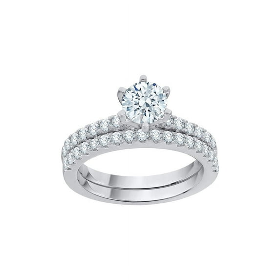 KATARINA Diamond Bridal Set in 10K Gold (1 5/8 cttw, I-J, I1-I2)