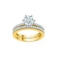 thumbnail image 1 of KATARINA Diamond Bridal Set in 10K Yellow Gold (1 1/3 cttw, I-J, I1-I2) (Size-9), 1 of 2