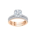 thumbnail image 1 of KATARINA Diamond Bridal Set in 14K Rose Gold (2 1/3 cttw, I-J, I1-I2) (Size-5.5), 1 of 2