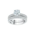 thumbnail image 1 of KATARINA Diamond Bridal Set in 14K White Gold (1 1/3 cttw, I-J, I1-I2) (Size-6.5), 1 of 2