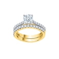 thumbnail image 1 of KATARINA Diamond Bridal Set in 14K Yellow Gold (1 5/8 cttw, I-J, I1-I2) (Size-7), 1 of 2