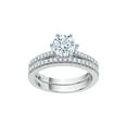 thumbnail image 1 of KATARINA Diamond Bridal Set in Sterling Silver (1 1/3 cttw, I-J, I1-I2) (Size-10), 1 of 2