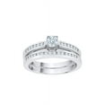 thumbnail image 1 of KATARINA Diamond Bridal Set in Sterling Silver (1/2 cttw, I-J, I1-I2), 1 of 2