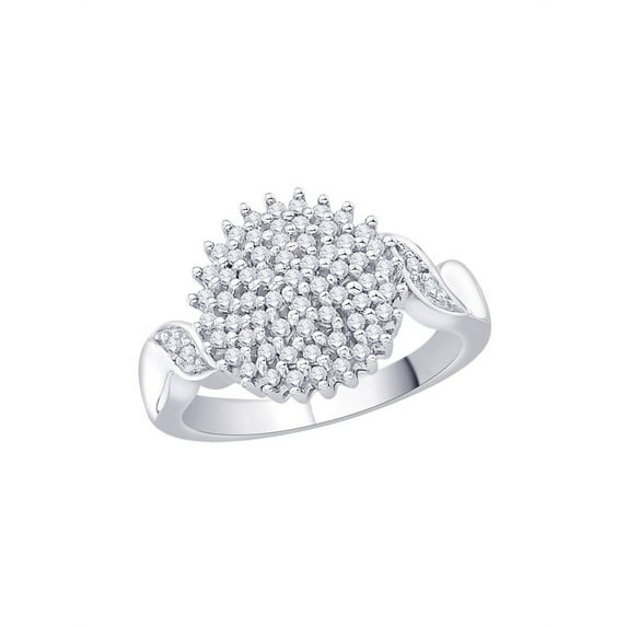 KATARINA Diamond Cluster Fashion Ring in 10K Gold (1/2 cttw, I-J, I1-I2)