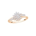 thumbnail image 1 of KATARINA Diamond Cluster Fashion Ring in 14K Rose Gold (1/4 cttw, I-J, I1-I2) (Size-7.5), 1 of 2