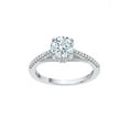 thumbnail image 1 of KATARINA Diamond Engagement Ring in 10K White Gold (1 1/8 cttw, I-J, I1-I2) (Size-5), 1 of 2