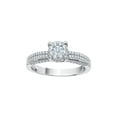 thumbnail image 1 of KATARINA Diamond Engagement Ring in 10K White Gold (5/8 cttw, I-J, I1-I2) (Size-5), 1 of 2