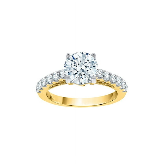 KATARINA Diamond Engagement Ring in 10K Yellow Gold (2 1/2 cttw, I-J, I1-I2) (Size-7.5)