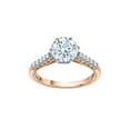 thumbnail image 1 of KATARINA Diamond Engagement Ring in 14K Rose Gold (1 1/2 cttw, I-J, I1-I2) (Size-10.5), 1 of 2