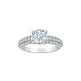 thumbnail image 1 of KATARINA Diamond Engagement Ring in 14K White Gold (1 1/2 cttw, I-J, I1-I2) (Size-10), 1 of 2