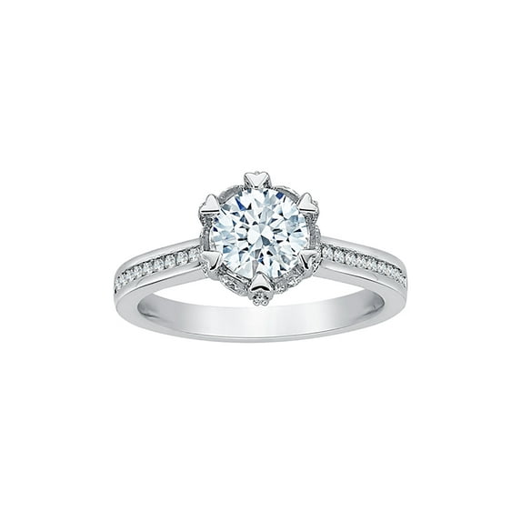 KATARINA Diamond Engagement Ring in 14K White Gold (1 5/8 cttw, I-J, I1-I2) (Size-7)