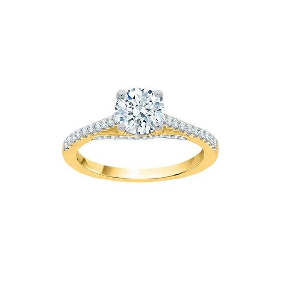 KATARINA Diamond Engagement Ring in 14K Yellow Gold (1 1/4 cttw, I-J, I1-I2) (Size-8.5)