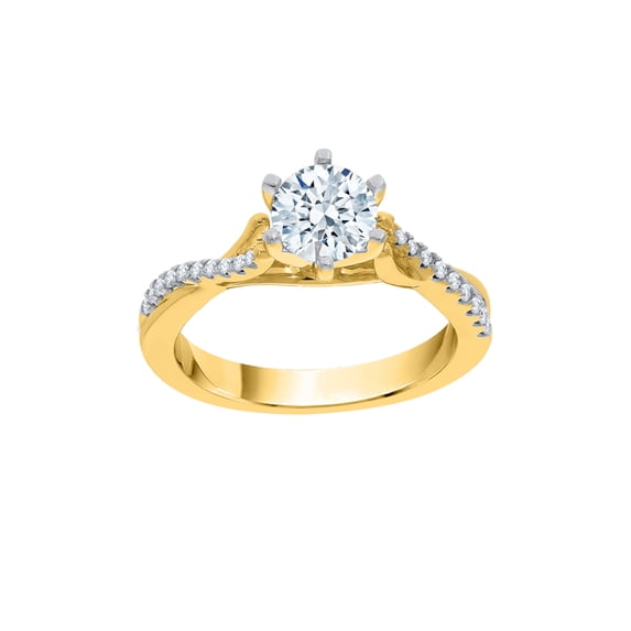 KATARINA Diamond Engagement Ring in 14K Yellow Gold (1 1/8 cttw, I-J, I1-I2) (Size-8)