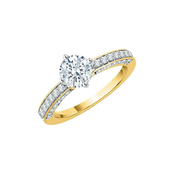 KATARINA Diamond Engagement Ring in 14K Yellow Gold (1 3/8 cttw, I-J, I1-I2)
