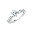 thumbnail image 1 of KATARINA Diamond Engagement Ring in Sterling Silver (1 3/8 cttw, I-J, I1-I2) (Size-6.5), 1 of 3