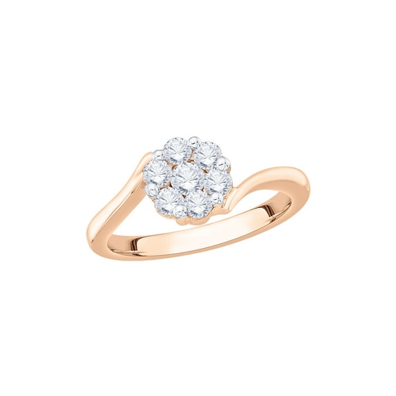 KATARINA Diamond Fashion Ring in 10K Rose Gold (1/2 cttw) (I-Color, SI3/I1-Clarity) (Size-6)