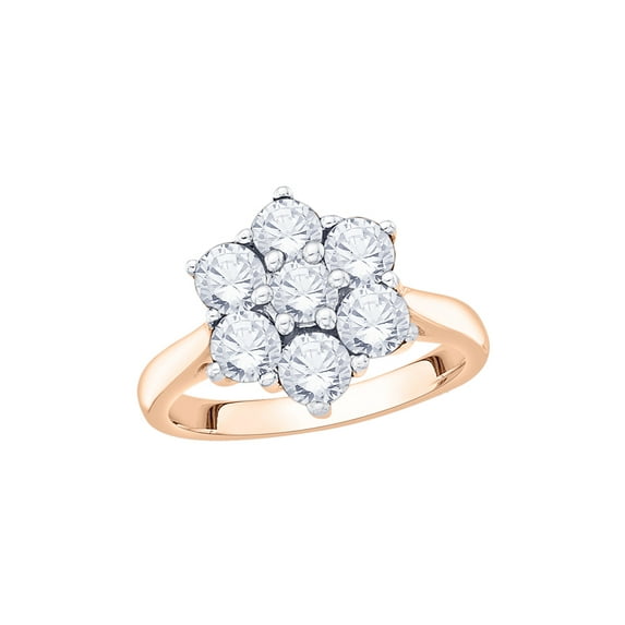 KATARINA Diamond Fashion Ring in 10K Rose Gold (2 cttw, I-J, I1-I2) (Size-7)