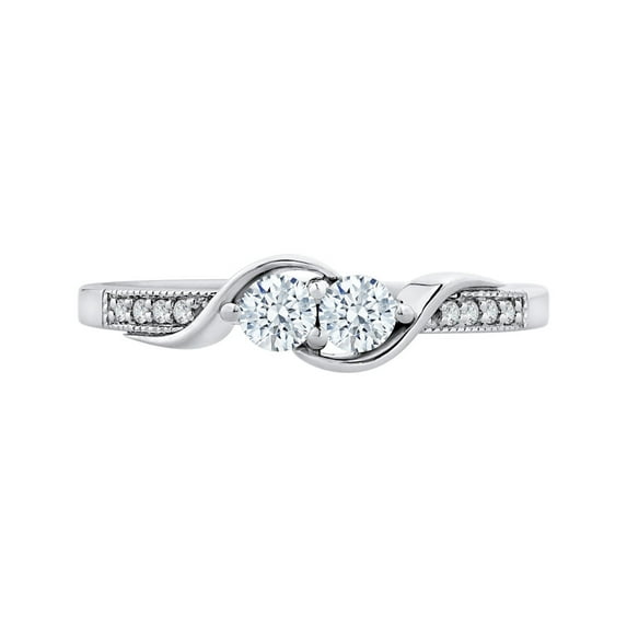 KATARINA Diamond Fashion Ring in 10K White Gold (1/3 cttw)