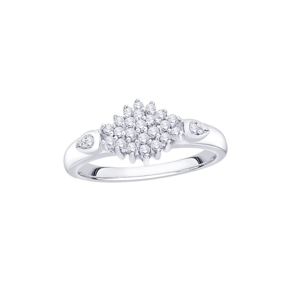KATARINA Diamond Fashion Ring in 10K White Gold (1/4 cttw, I-J, I1-I2) (Size-5)