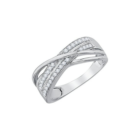 KATARINA Diamond Fashion Ring in 10K White Gold (1/5 cttw, G-H, I2-I3)