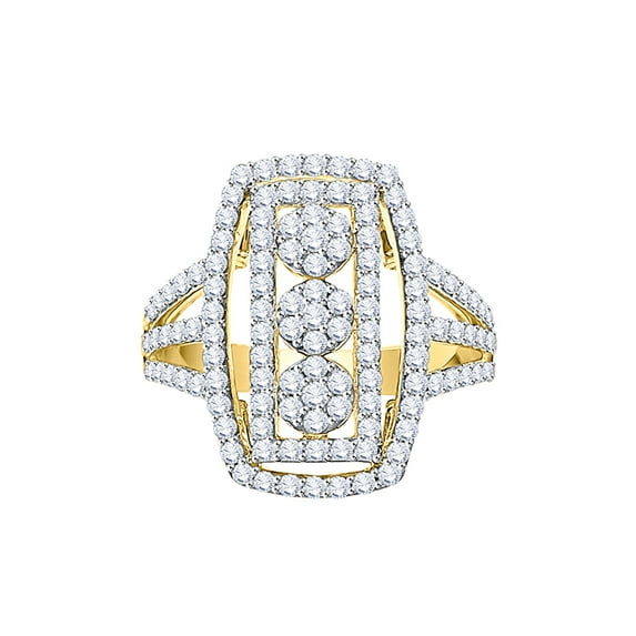KATARINA Diamond Fashion Ring in 10K Yellow Gold (1 cttw, I-J, I1-I2) (Size-5)