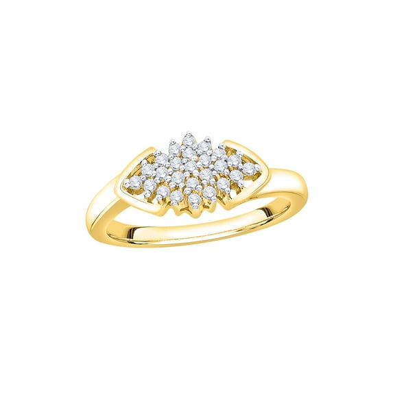 KATARINA Diamond Fashion Ring in 14K Yellow Gold (1/4 cttw, I-J, I1-I2) (Size-8.5)