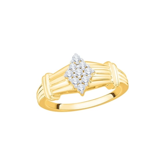 KATARINA Diamond Fashion Ring in 14K Yellow Gold (1/4 cttw, I-J, I1-I2) (Size-8.5)
