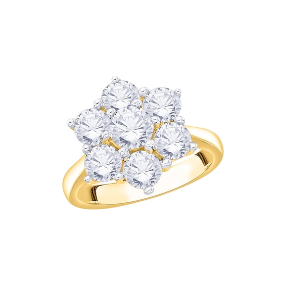 KATARINA Diamond Fashion Ring in 14K Yellow Gold (3 cttw, I-J, I1-I2) (Size-5)