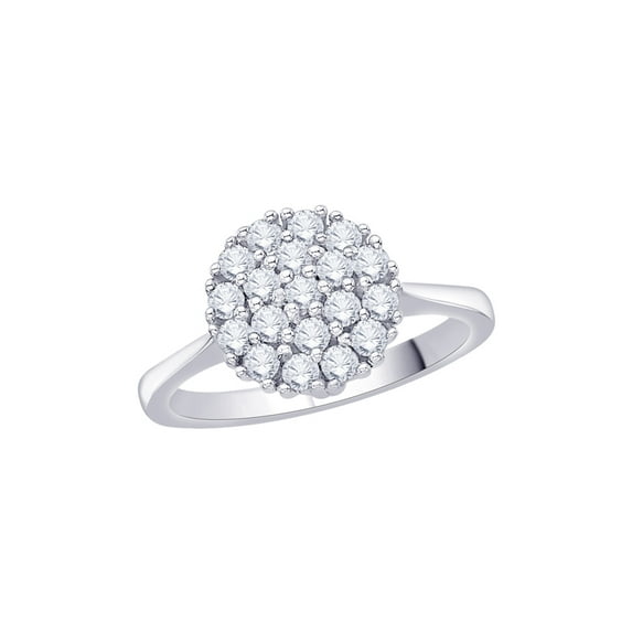 KATARINA Diamond Fashion Ring in Sterling Silver (1 cttw, I-J, I1-I2) (Size-9.5)