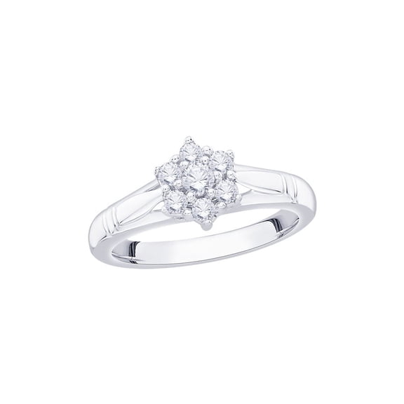 KATARINA Diamond Floral Ring in 14K Gold (1/3 cttw, I-J, I1-I2)