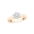 thumbnail image 1 of KATARINA Diamond Floral Ring in 14K Rose Gold (1/3 cttw, I-J, I1-I2) (Size-7.5), 1 of 2