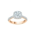 thumbnail image 1 of KATARINA Diamond Halo Engagement Ring in 10K Rose Gold (1 2/3 cttw, I-J, I1-I2) (Size-5.5), 1 of 2