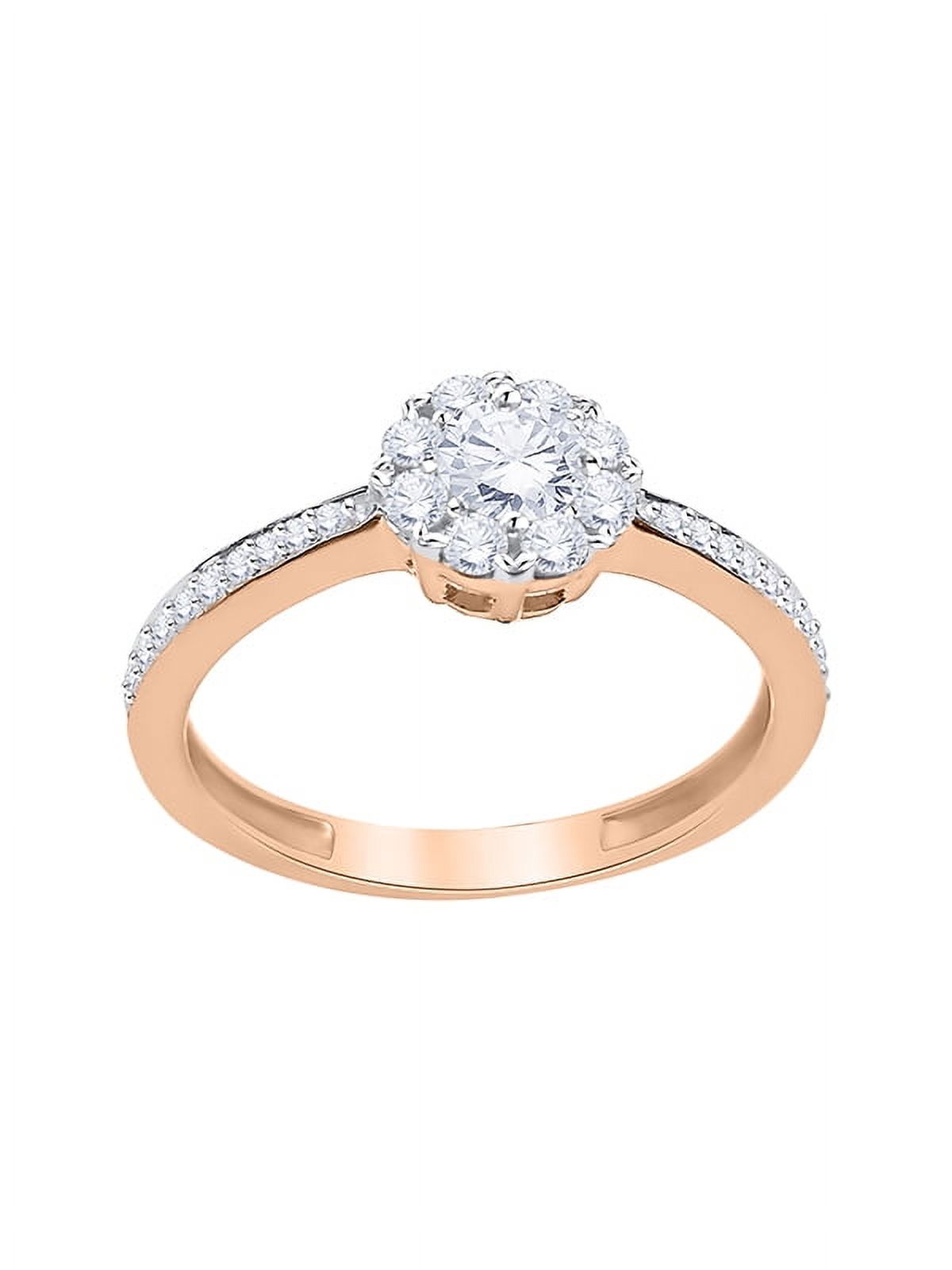 Gin & Grace Opal & Diamond Engagement Ring - 10K Yellow Gold, Oval Opal, Size 7, Promise Ring - View #2
