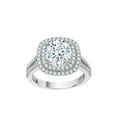 thumbnail image 1 of KATARINA Diamond Halo Engagement Ring in 10K White Gold (2 5/8 cttw, I-J, I1-I2) (Size-7.5), 1 of 2