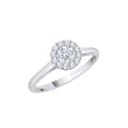 thumbnail image 1 of KATARINA Diamond Halo Engagement Ring in 14K Gold (1/2 cttw, I-J, I1-I2), 1 of 4