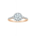 thumbnail image 1 of KATARINA Diamond Halo Engagement Ring in 14K Rose Gold (1 3/8 cttw, I-J, I1-I2) (Size-5.5), 1 of 2
