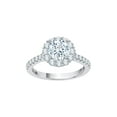 thumbnail image 1 of KATARINA Diamond Halo Engagement Ring in 14K White Gold (1 3/4 cttw, I-J, I1-I2) (Size-10.5), 1 of 2
