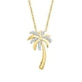 thumbnail image 1 of KATARINA Diamond Palm Tree Pendant Necklace in 14K Yellow Gold (1/10 Cttw, J-K, SI2-I1), 1 of 5