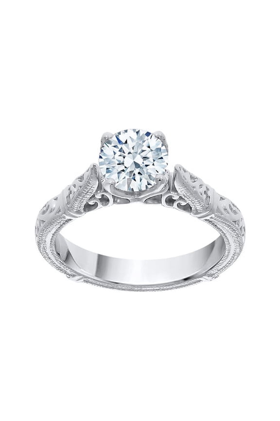 Solitaire I-J Diamond Engagement Rings 1 ct. t.w. 14K, Gold (Includes Presentation Box)