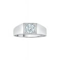 thumbnail image 1 of KATARINA Diamond Solitaire Men's Ring in Sterling Silver (1 cttw, I-J, I1-I2), 1 of 2