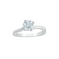 thumbnail image 1 of KATARINA Diamond Solitaire Promise Ring in Sterling Silver (1 cttw, I-J, I1-I2) (Size-7), 1 of 2