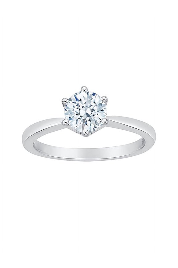 Diamond Solitaire Ring in 10K Gold (1 cttw, I-J, I1-I2)