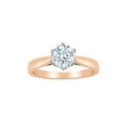 thumbnail image 1 of KATARINA Diamond Solitaire Ring in 14K Rose Gold (1 cttw, I-J, I1-I2) (Size-7), 1 of 2